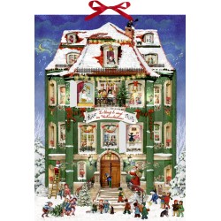 Calendario dell'avvento musicale casa di Natale