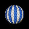 Mongolfiera grande righe blu illuminata led