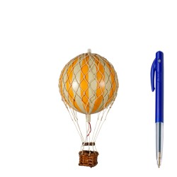 Mongolfiera mini righe arancio